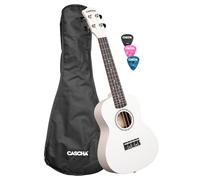 Concert Ukulele Linden White (incl. Bag, 3 Picks)