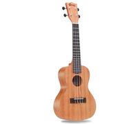 Concert Ukulele Pack with Tuner and Bag, 4-String Instrument for Beginners, Inspires Creativity