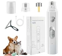 Concertchop Dog Nail Grinder, Concertchop Nail Trimmer, Diamond Grinding Wheel, 3 Grinding Modes & 2 Levels, Smart LED Pet Grinder - See Blood Vessels, Zero Ouch, Concert Chop for All Dogs & Cats (#B)