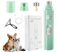 Concertchop Dog Nail Grinder, Concertchop Nail Trimmer, Diamond Grinding Wheel, 3 Grinding Modes & 2 Levels, Smart LED Pet Grinder - See Blood Vessels, Zero Ouch, Concert Chop for All Dogs & Cats (#A)