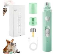 Concertchop Nail Trimmer, Concertchop Dog Nail Grinder, USB Rechargeable, Zero Ouch, for All Dogs & Cats, Pet Paws Grooming Smoothing Tool (Green)