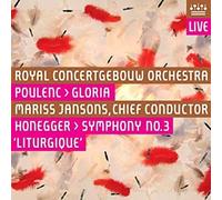 Mariss Jansons & Concertgebouworkest - Poulenc: Gloria / Honegger: Symphony No.3 Liturgique - CD