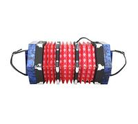 Concertina Accordion, Solid Wood Red Portable Concertina Adjustable Hand Strap 3 Colors for Adults for Instrument Supplies for Beginners and Students(Royal blue)