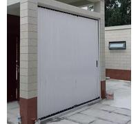 Concertina Door Accordion Garage Doors Aluminum Folding Door, Partition Room Dividers Sliding Screen Heavy Duty, No Drill Retractable Doorway Gate for Shed/Patio(20x37in/50x95cm)