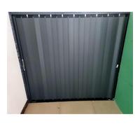 Concertina Door Aluminium Folding Partition Door 70-150 CM Wide Single Double Accordion With Lock Handle Complete Hardware Multifold Interior For Small Rooms