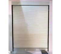 Concertina Door Flexible Pull Down Cabinet Doors Decorative, Plastic Wardrobe Campervan Sideboard Tambour Door, Pet Proof Folding Closet Gate Pleated(18x38in/46x97cm)