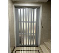 Concertina Door Folding PVC Plastic Internal Doors - Black Gray White, Sliding Bathroom Bedroom Concertina Panel, Accordion Room Divider with Magnetic Locks(Gray,95cmx203cm)