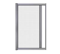 Concertina Door, Folding Retractable Mesh Screen Sliding Door Gray Frame Multiple Sizes(74x80in(188x203cm))