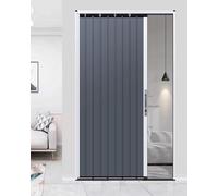 Concertina Door Interior Folding Door with Lock and Key, Metal Retractable Sliding Door Gate, Home Bedroom Accordion Door Screen, Kitchen Privacy Door with Hardware
