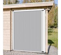 Concertina Door No-Drill Exterior Folding Door Locking, Temporary Sliding Screen Door for Doorway/Pantry, 150 145 140 135 130 125 120 cm High Retractable Front Gate(43x53in/110x135cm)