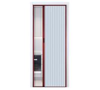 Concertina Door No Drill Honeycomb Folding 2m Long Customize Accordion Invisible Kitchen Cabinet With Lock Low Track Push Pull Temporary Room Multifold Doors