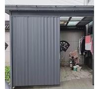 Concertina Door Outdoor Sliding Screen Door for Shed/Garage, Locking Folding Pantry Door for Kitchen Closet/Room Divider, Outside Dog Gate Retractable Extra Wide(24x63in/60x160cm)