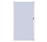 Concertina Door Pleated Curtain for Open Closet, Sliding No-Drilling Interior Accordion Gate with Lock, Room Divider for Laundry and Pantry