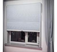 Concertina Door Roll up Sliding Shade Door for Glass Window, Small Spaces Folding Doors for Closet/Cabinet/Cupboard, Doorway Retractable Screen Makeshift Bedroom(41x51in/105x130cm)