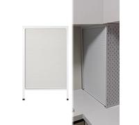 Concertina Door Up Down Folding Door for Small Cupboard, Foldable Sliding Door with Handle & Track, Retractable Partition Gate for Kitchen/Closet/Wardrobe