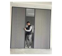 Concertina Doors Internal Grey 220 230 240cm Tall, Waterproof No Drill Honeycomb Folding Door for Bathroom/Closet/Balcony, Space Saving Room Divider(230cm High,165cm)