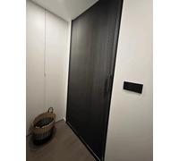 Concertina Foldable Door 200 210 220 230 240 Cm Tall Home Folding Sliding Screens Door with Magnetic Closure, Portable Bedrooms Multifold Retractable Curtain for Bathroom/Closet(200x230cm)