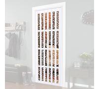 Concertina Foldable Door Concertina Doors Internal White, 200 203 205 210 Cm Tall Heavy Duty Pleated Foldable Door & French Bedrooms Retractable Gate for Bathroom/ Study Room/ Kitchens - Space Saving(