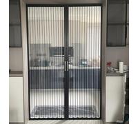 Concertina Foldable Door Indoors Multifold Bifold Closet Doors with Top Track & Safety Lock, 78'' 79 80 81 inch Tall Without Drill Clear Kitchens Accordion Door(160x200cm/63x78.7in)