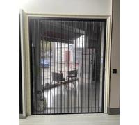 Concertina Folding Door Locking Screen, Transparent Sliding Partition, Accordion Room Divider for Home Living Room, Multifold Privacy Gate