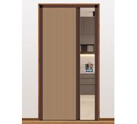 Concertina Folding Door with Non-woven Panel, Customizable Internal Sliding System for Walk-in Closets and Wardrobes