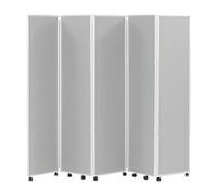 Concertina Screen 609390 Grey 560 x 1,800 mm