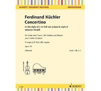 Concertino D major: In the style of Antonio Vivaldi by Ferdinand K?chler (Englis