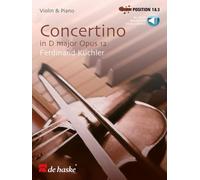 Concertino in D major Opus 12. Violin And Accomp.. Includes Part and Audio Online