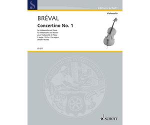 Concertino No. 1 F major cello and piano (easy - intermediate) Bréval Schott Mus