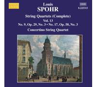 Concertino String Quartet - SPOHR: STRING QUARTETS VOL.13