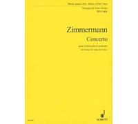 Concerto Bernd Alois Zimmermann Studyscore Orchestra and Cello Schott Music