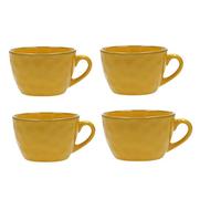Concerto Breakfast Cups - Set of 4 Mugs (Ocher Yellow)