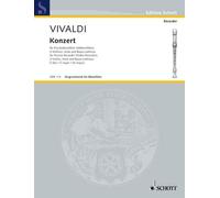 Concerto C major op. 44/11 RV 443 Piano reduction with solo part piccolo recorde