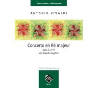 Concerto en Ré majeur, opus 3, no 9. Violin And Accomp..