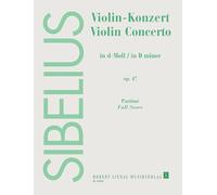 Concerto en ré mineur: Revised version (1903-1904, rev. 1905). op. 47. violin and orchestra. Partition.