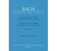 Concerto for Harpsichord No.6 in F major BWV 1057 (two-piano reduction)