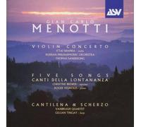 Concerto For Violin And Orchestra/Cantilena E Scherzo