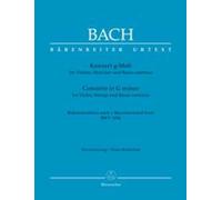 Concerto for Violin in G minor reconstructed from BWV 1056 (Violin & Piano) Viol