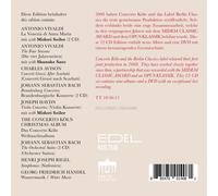 CONCERTO KÖLN EDITION - CONCERTO KÖLN 12 CD+DVD NEW VIVALDI,BACH,RIGEL