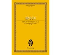 Concerto No. 1: For Violin and Orchestra G Minor/G-moll/sol Mineur Op. 26. Miniature Score