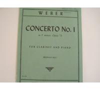 Concerto No. 1 in F Minor, Opus 73 for Clarinet and Piano