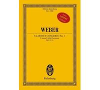 Concerto No. 1 op. 73 N.11: For Clarinet and Orchestra - BOOK NEW Weber, Carl Ma