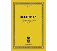 Concerto No. 2 B-flat major op. 19 Study score piano and orchestra Beethoven Ern