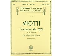 Concerto No. 22 in a Minor: Schirmer Library of Classics Volume 443 Score and Parts