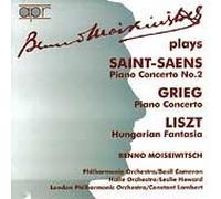 Concertos By Saint-Saens Grieg & Liszt by Moiseiwitsch, Benno (1999-04-20j