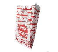 Concession Essentials Popcorn Bags-500 Popcorn Bags, 1 oz. (Pack of 500) Includes One Wooden Popcorn Scoop.