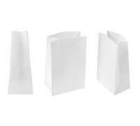 Concession Essentials White Paper Lunch Bags, 4lb Capacity, Holiday Cookie Bags, 50 Count Pack