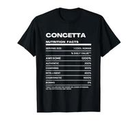 Concetta Nutrition Facts Name Value Graphic T-Shirt
