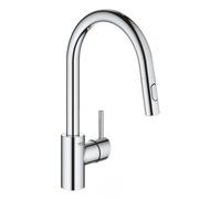 GROHE Concetto - Single lever kitchen mixer L-Size with Swivel Spout and pull-out spray chrome