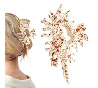 Conch Claw Clip - Muschelförmige Haarspange | Rutschfester Haarclip | ABS Haarklammer für Strandurlaub & Alltag | Haaraccessoire für Hochzeit, Kostüm Für Frauen, Hochzeit, Sport, Urlaub, Party